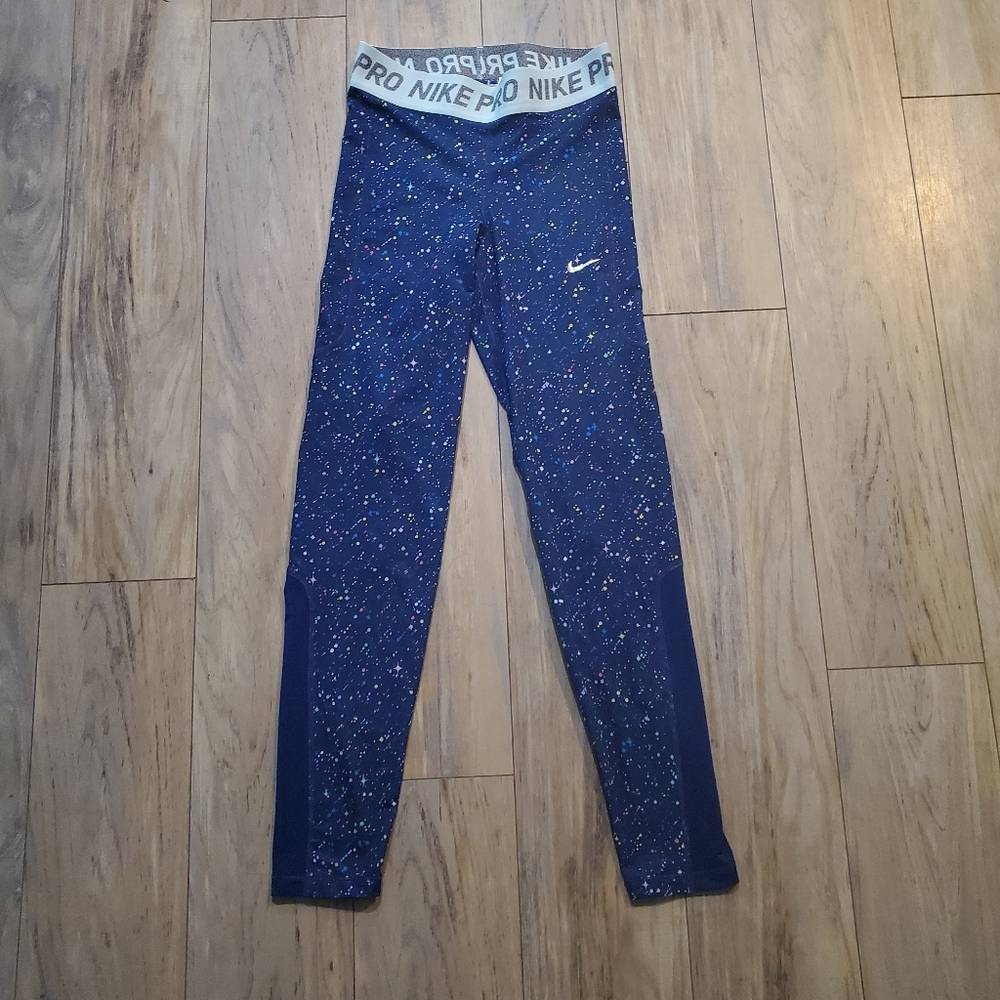 Nike Pro Blue Star Print leggings XL